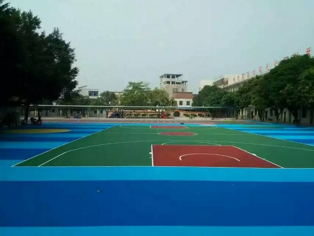 长宁塑胶篮球场