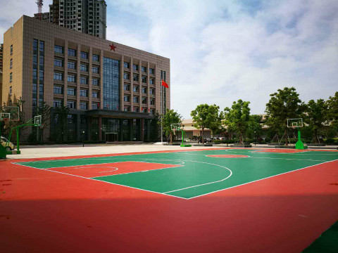 南汇丙烯酸篮球场