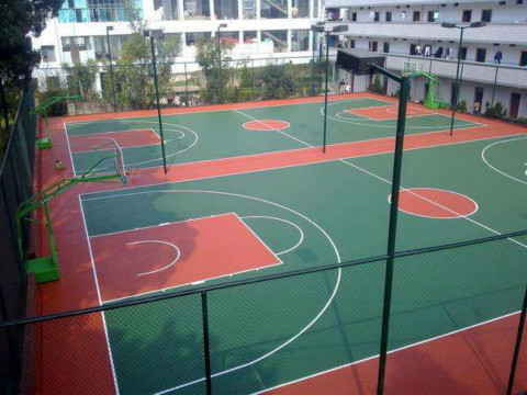 苏州市硅pu篮球场