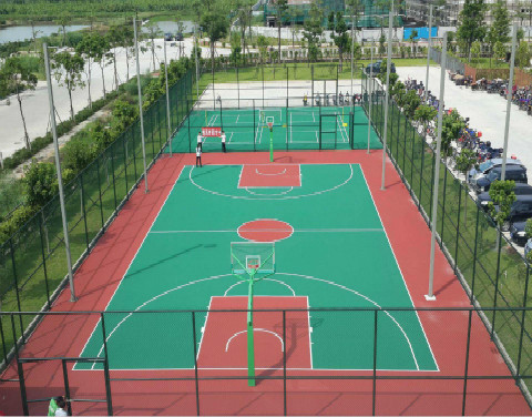 富阳塑胶篮球场